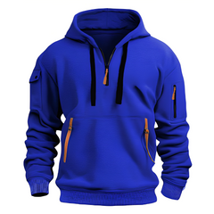 Paxton - Bequeme Kapuzenjacke in Blau