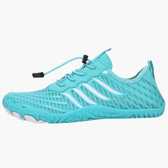 Unisex Barfuß schuhe mit elastischem Verschluss für Outdoor-Aktivitäten in Hellblau