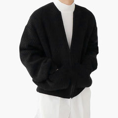 Beau | Trendiger Cardigan in Schwarz