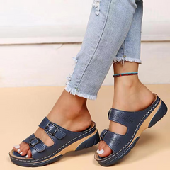 Anthea - Orthopädische Sandalen in Dunkelblau