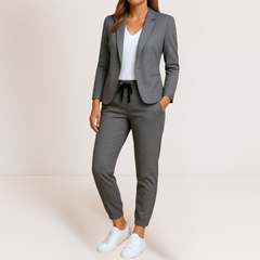 Ulrika - Leichter Jumpsuit in Grau