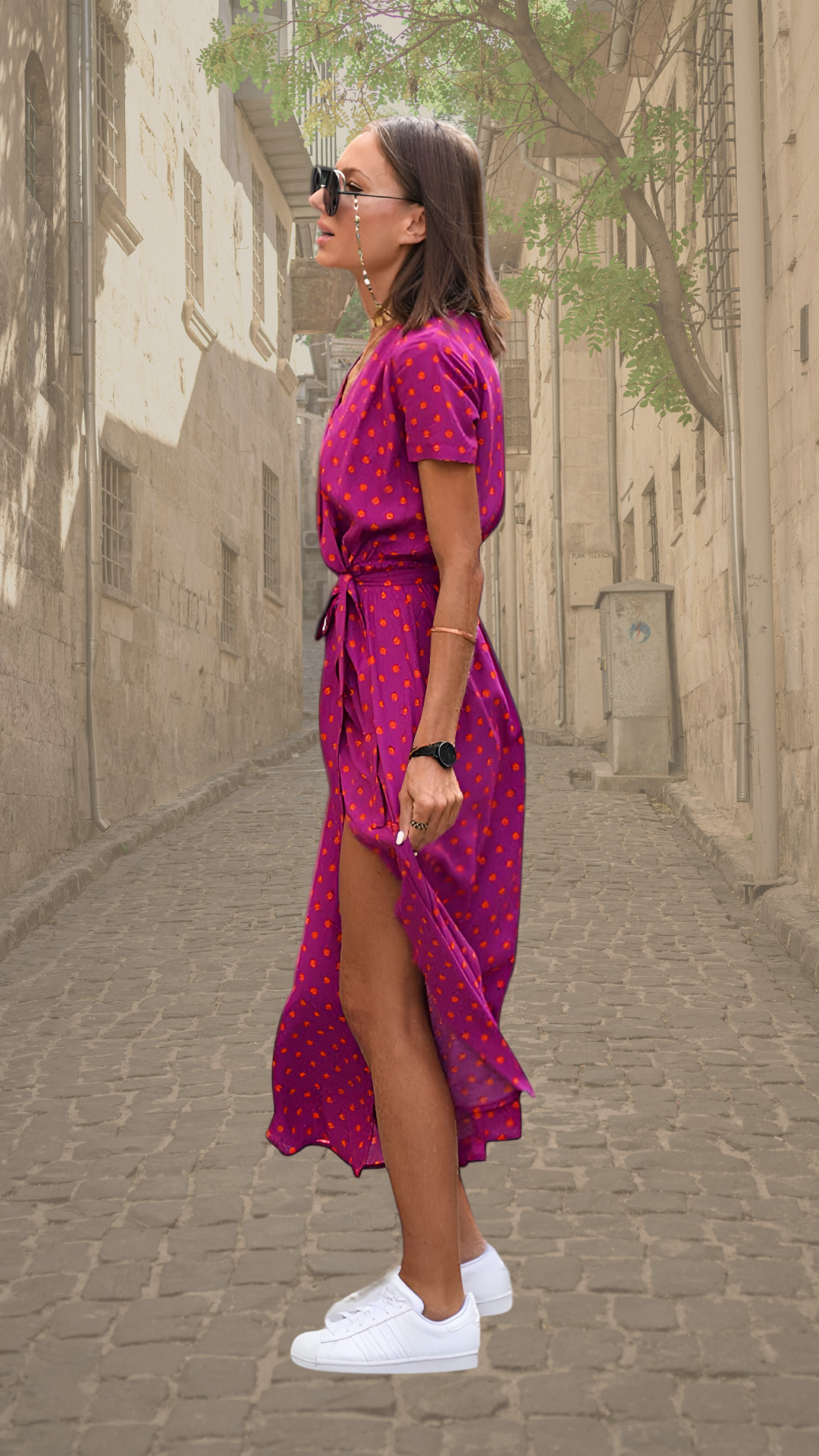 Aubrey | Statement Floral Wrap Maxi Dress