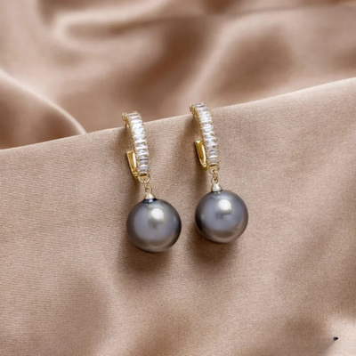 Herdis – Perlen-Drop Creolen