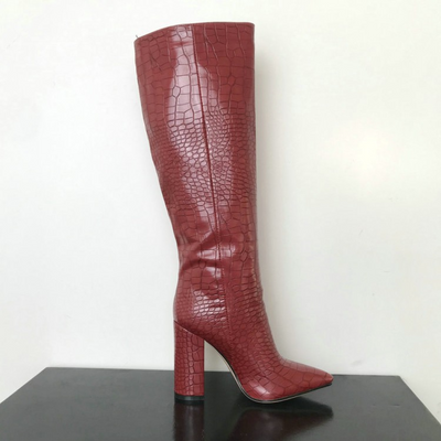 Kameron - Große und klobige Stiefel für Frauen