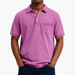 Philipp | Lässiges Polohemd in Rosa