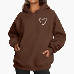 Selina | Lässiger Hoodie in Braun