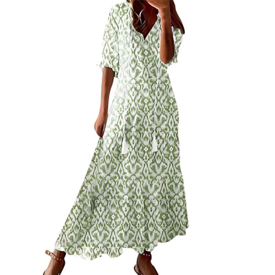 Daley - Bohemian-Kleid für Damen in Überlänge