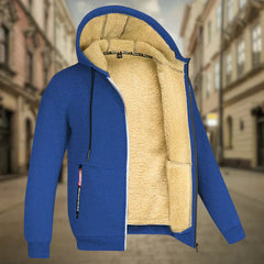 Remy™ - Herren Fleece Hoodie in Blau