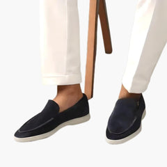 Wildleder Loafers für Herren in Schwarz