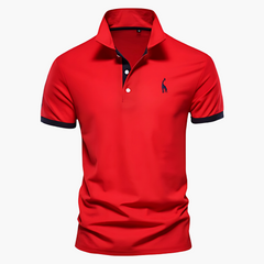 Ben | Premium Casual Polohemd in Rot