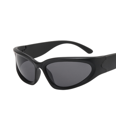 Damen Modisch Ovale Sonnenbrille | Umschließend