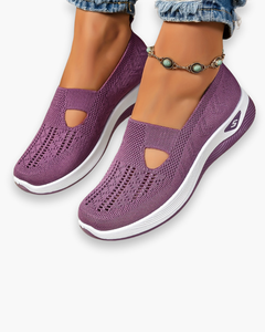 Damen Bequeme Slip-On-Schuhe | Modernes Design in Lila