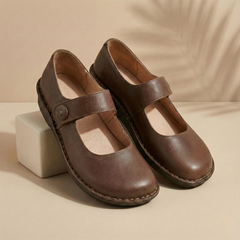 Winslet - gepolsterte orthopädische Schuhe in Braun