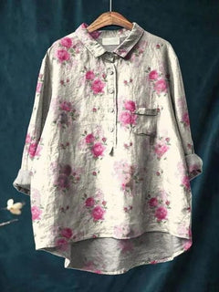Sarah | Blumenmuster Peasant Bluse in Blumenmuster 8