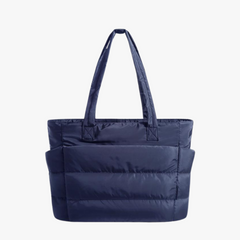 Shelly | Stilvoller Puff-Rucksack in Marineblau