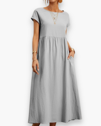 Damen Elegantes Sommer Maxikleid | Lange Kleider für Warme Tage