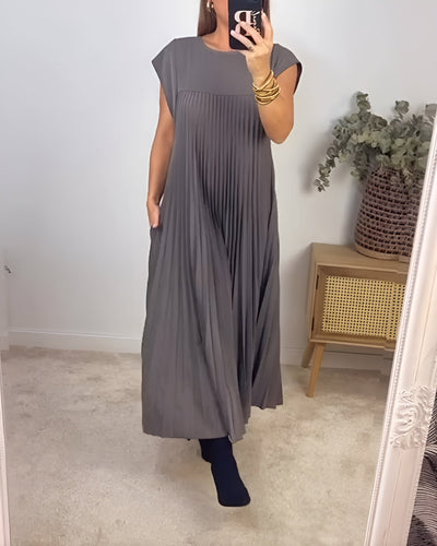 Simone | Leichte und elegante Plissierte Robe