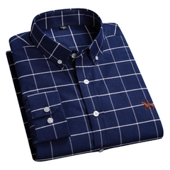 Braden - Herenhemd in Marineblau