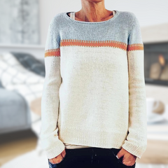 Alia | Damenpullover mit klassischem Rundhals in Hellblau