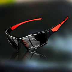 Nariko | Pulse Sonnenbrille ( 1+1 Gratis ) in Schwarz/Rot