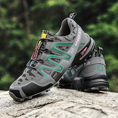 Unisex Wasserdichte Robuste Outdoor Wanderschuhe in Grau