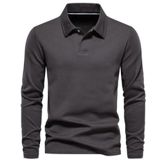 Noah - Poloshirt in Dunkelgrau