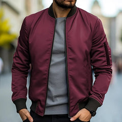 Brenner™ | Herren Leichte Bomberjacke in Rot