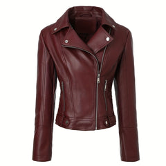 Annelore® | ultra-elegante Jacke in Karmesinrot