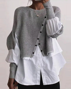 Carlotta - Lässiges Pullover Für Damen in Grau