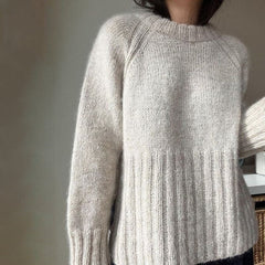 Casey | Klassischer und bequemer Sommerpullover in Weiß