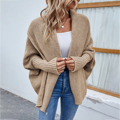 Livia - Modischer Cardigan in Khaki