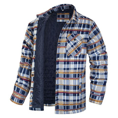 Bjørn - Holzfällerjacke - Karierte Jacke in Gelb