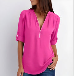 Adorin | Stylische & Vielseitige Bluse in Rosa