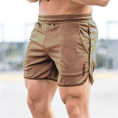 Slim Fit elastische Herren-Badehosen in Braun