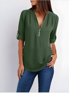 Adorin | Stylische & Vielseitige Bluse in Grün