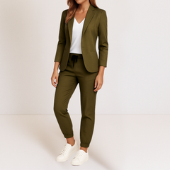 Ulrika - Leichter Jumpsuit in Grün