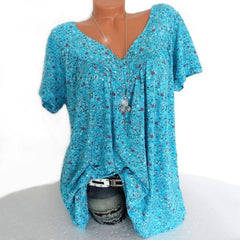 Talisyn - Leinenbluse mit Soft-Touch in Blau