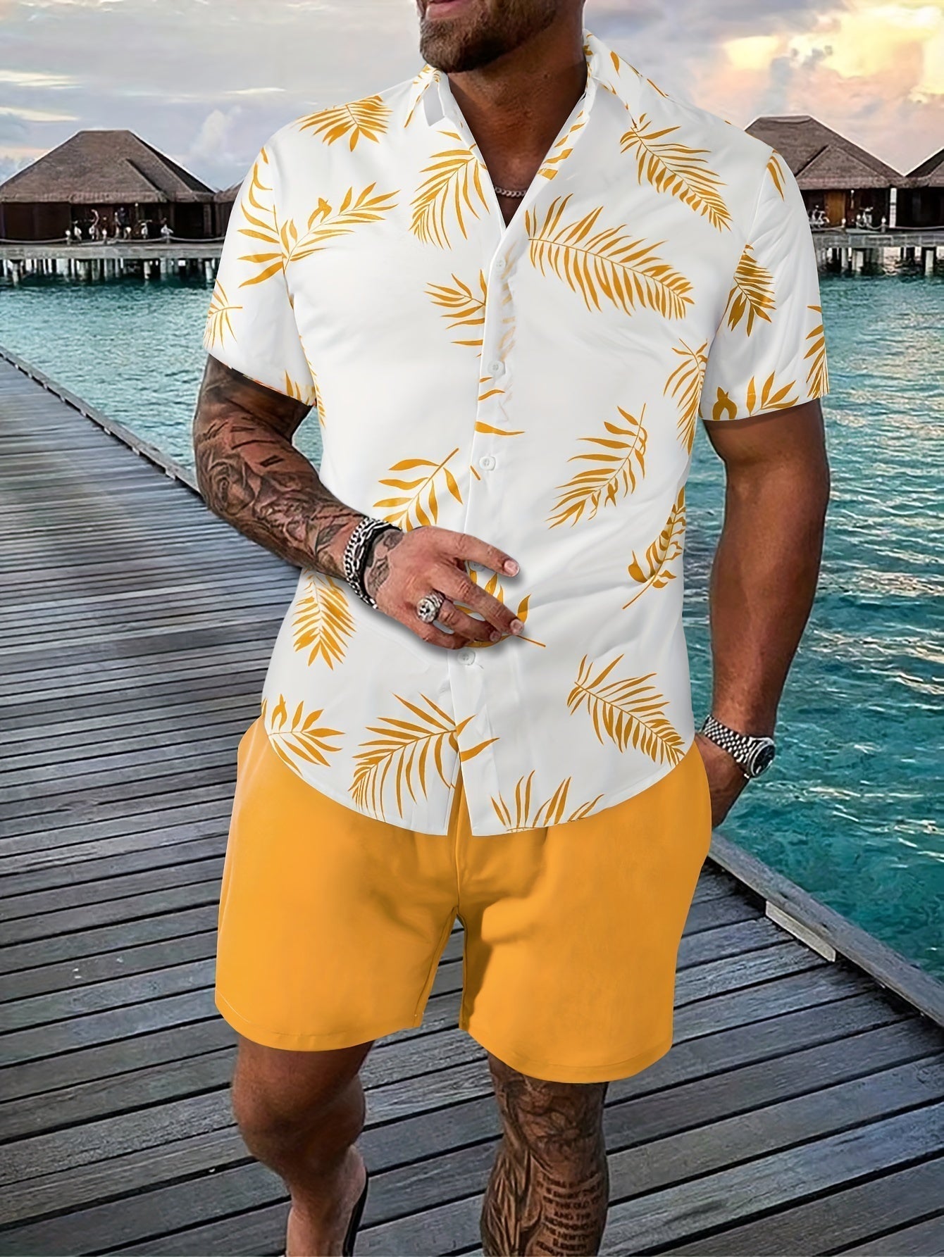 Tropisches Sommer-Set für Herren