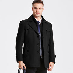 Armani | Eleganter Wintermantel in Schwarz