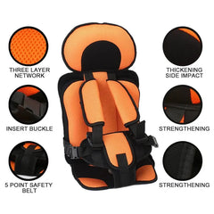 BabySchutz™ Bequemer Babysitz in Orange
