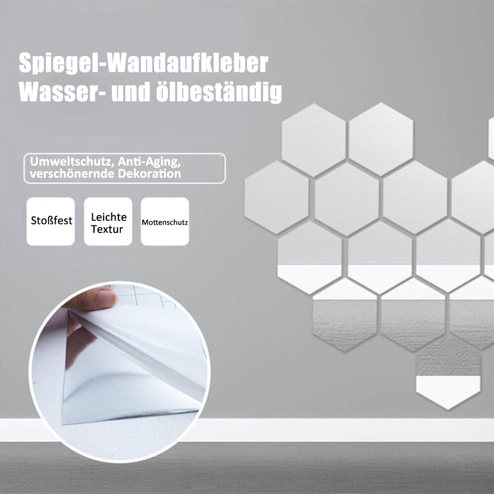 GlanzSicher™ Unzerbrechliche Spiegel-Lösung