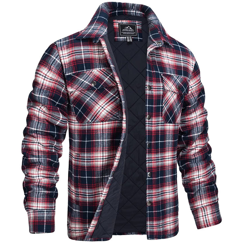 Sova - Herren-Holzfällerjacke Im Karierten Design
