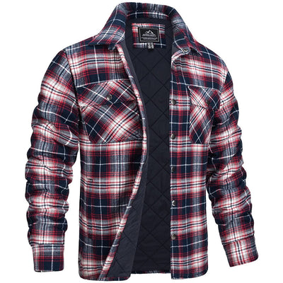 Sova - Herren-Holzfällerjacke Im Karierten Design