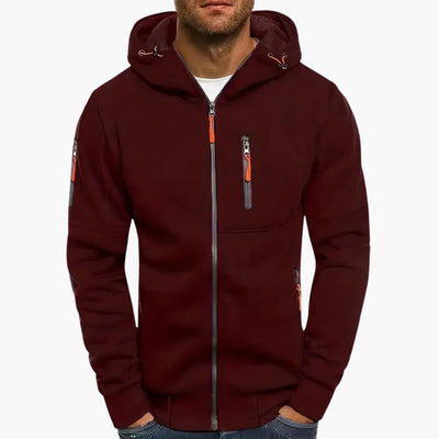 Kapuzenjacke mit Reißverschluss für Herren