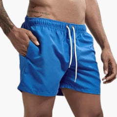 Schnelltrocknende Badehose - für Herren mit sportlichem Look in Königsblau