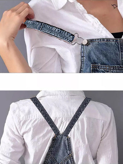 Overallkleid mit Verstellbaren Trägern für Damen