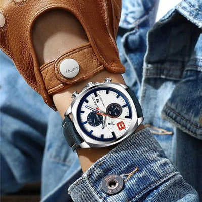 Wasserdichte Militär-Chronographen-Sportuhr