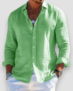 Viktor Bluse in Verde Chiaro