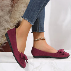 Helma - Bequeme flache Schuhe in Rot