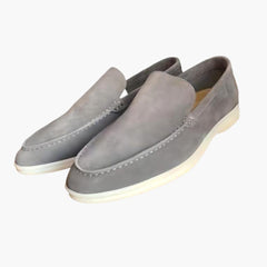 Wildleder Loafers für Herren in Grau